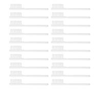 YARNOW 100pcs Manual Soft Toothbrush Prison Thumb Grip Short Handle Head for Adults Institutional Travel Oral Care
