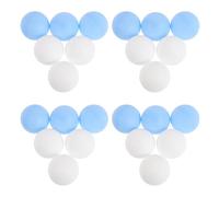 YARNOW 100pcs Matte Table Tennis Balls 40mm Seamless White Blue PP | Unmarked Design, Lightweight Grip and Sturdy Build, for Pool Games, Carnival Use and Birthday Events