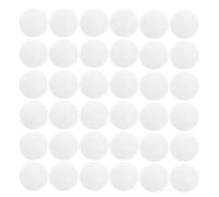 YARNOW 100pcs Mm White Seamless Blank Ping Pong Balls Made of Sturdy Pp Matte Surface Finish, Minimizing Shape Deformation for Classroom Games and School Activities