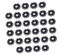 YARNOW 100pcs Non Woven Microphone Covers Professional Thin Protectors for Ktv Breathable Saliva Wind Protection Easy Replacement for Microphones