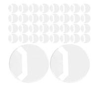 YARNOW 100pcs round Badge Protective Case Badge Holder Storage Bag Cover for Pin Display and Supplies