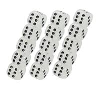 YARNOW 10Pcs 16Mm Glow in the Dark Luminous Six-Sided Dice Rounded Corners for Party Games and Board Gaming Supplies