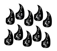 YARNOW 10pcs Acoustic Guitar Pickguard Scratch Plate Folk Guitar Protective Shield Easy Install Stylish Design for All Musicians