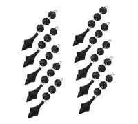 YARNOW 10pcs Acrylic Crystal Prism Beads for DIY Chandelier Accessories Irregular Cone Hanging Charms Light Decoration Beads for Window Suncatchers and Lighting Projects