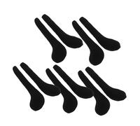 YARNOW 10Pcs Black Plush Doll Legs Accessories for DIY Projects Soft Stuffed Parts for Doll Clothing Versatile Crafting Supplies for Doll Makers
