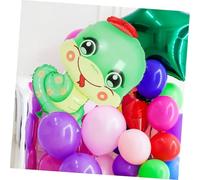 YARNOW 10pcs Chinese Year Snake Foil Balloons Cute Snake Shape Party Decorations Zodiac Animal Balloons for Spring Festival Birthday and Holiday Celebrations