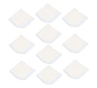 YARNOW 10pcs Double-Layer Cotton Towels Bibs Infants Towels Soft Absorbent Does Not Fade for Feeding and Bathing New Mom Dad Use