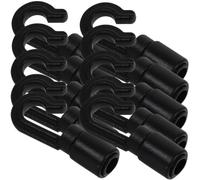 YARNOW 10pcs Heavy Duty Kayak Mooring Hooks with Elastic Pom and Rubber Material, Compact Boat Tie Hooks that Don’t Scratch Painting Finishes, for Dock Mooring and Outdoor Boating