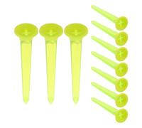 YARNOW 10pcs Light Green Plastic Golf Tees for Driving Range and Outdoor Golf Minimizing Ball Side Rotate Maximum Distance for Practice