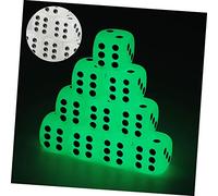 YARNOW 10Pcs Luminous Playing Dice Rounded Corners for Parties Bar Games and Ktv Entertainment Glow the for Fun Gameplay