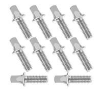 YARNOW 10Pcs M6 Metal Drum Mount Screws Kit, Replacement Drum Set Screws Bulk for Snare and Percussion Hardware Accessories