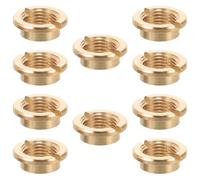 YARNOW 10pcs Metal Quartz Clock Movement Nut Replacement for DIY Quartz Clock Repair Accessory Fit and Noise Reducing for Hanging