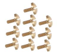 YARNOW 10pcs Metal Screws Mini Music Instrument Screws Core Axle for Tuning Peg Guitar Performance Accessories
