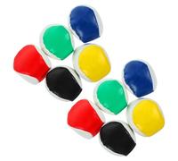 YARNOW 10pcs Mini Cornhole Bean Bags Soft Tossing Beanbags for Hand Games and Juggling Practice Colorful Juggling Balls for Beginners Classroom Activities Outdoor Sports Skill Development