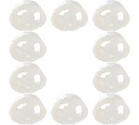 YARNOW 10pcs Natural Loofah Dish Sponges with Soap Base Holder, Non-foaming Kitchen Cleaning Tools for Dishwashing and Draining, Eco-Friendly Sponge Scrubbers for Household Use