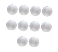 YARNOW 10Pcs PVC Inflatable Beach Balls Semi Transparent Frosted Fun Summer Party Accessories for Throwing Catching Kicking Activities