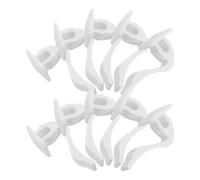 YARNOW 10pcs Radiator Cover Support Hose Retaining Clip 6.2mm Abs Plastic Clip Design Easy to Install Stable Installation Stylish Design for Homes and Offices in Winter