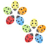 YARNOW 10pcs Refrigerator Magnets Office Whiteboard Magnets Assorted Color Strong Suction Won't Damage Furniture Surface for Home and Office