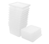 YARNOW 10pcs Reptile Terrarium Breeding Box for Gecko Lizard Turtle Habitat Kit Small Terrarium Enclosure Hideout for Snail Cricket Breeding and Arboreal Tarantula Care