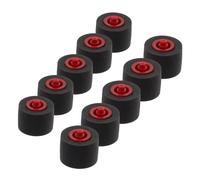 YARNOW 10pcs Rubber Pressure Pulley Plastic Shaft Pinch Roller for Audio Radio Cassette Deck Recorder Maintenance
