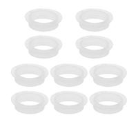 YARNOW 10pcs Rubber Washer Set: Reversing Sensor Replacement Gaskets - Backup Sensor Assistance Rubber Rings For Car Bumper - Portable Seal Ring Parts For Repair (White)