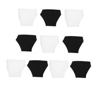 YARNOW 10pcs Scale Female Doll Underwear Shorts for Reborn Dolls Polyester Miniature Accessories for Easy Outfit Changes and Versatile Dressing