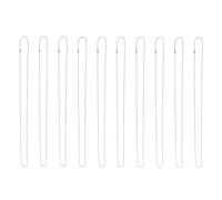 YARNOW 10Pcs Silver Pet Ball Chain Necklace Set Dog Tag Bead Chains for Puppy Accessories Sturdy Bead Suitable for Pet Tag Collars and Dog Id