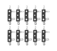 YARNOW 10pcs Speaker Terminal Strip with High Conductivity Alloy and Plastic, 4-pin Horn Lead Tabs for Woofer and Pa Speaker Box Terminal Plate, Lightweight and Sturdy Car Audio Connector