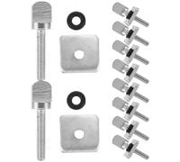YARNOW 10pcs Stainless Steel Paddle Board Fin Screw for Sup and Longboard Universal Replacement Center Fin Fastener Reinforcing Rigidity and Preventing Damage to Screw Hole
