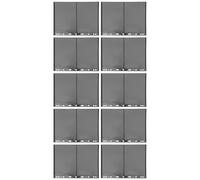 YARNOW 10pcs Stamp Album Loose Leaf Classification Stamp Storage Pouches Storage Holders for Album for Collecting Page and Coin Collector Supplies