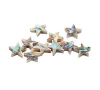 YARNOW 10pcs Star Shaped Guitar Fretboard Markers Durable Guitar Accessories for Easy Installation Basses Ukuleles and More Colorfast Fret Markers