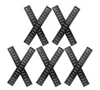 YARNOW 10pcs Stick on Aquarium Thermometer Strip Turtle Tank Thermometer 50-97°f Tank Temperature Sticker Professional Monitoring Quick Sensitivity Pet Material Indoor Environment Use