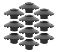 YARNOW 10pcs Trekking Pole Tips Protective Caps for Cane Walking Stick Replacement Tip Mud Pad for Hiking