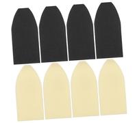YARNOW 10pcs Violin Bow Tips Cushion - Black White Bow Accessories for Violin and Viola Sturdy Horsetail Protector for Stringed Instruments