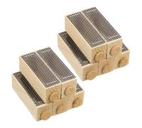 YARNOW 10pcs Wooden Beekeeping Queen Cage with Optimal Ventilation and Easy Observation Handmade Khaki Hive Queen Capture Tool and Beehive Breeding