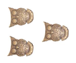 YARNOW 10sets Retro Owl Zinc Alloy Snap Button Fasteners with Backing Base Antique Bronze Closure for Bags Wallets Crafts and Fade-Resistant Clasps for Sewing Projects and Halloween