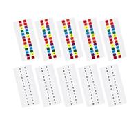 YARNOW 10sheets Index Label Stickers Page Markers Tabs for Notebooks Alphabetical Tabs in English Letters