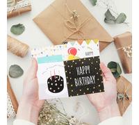 YARNOW 120pcs Birthday Cards Multipack Made from Copper Plated Paper with Professional Printing and Convenient Writing for Birthday Party Greeting Cards Set