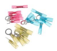 YARNOW 120pcs Heat Shrink Wire Connector Wire Terminal Insulated Terminal Copper Plastic Insulated Flame-retardant for Marine Boat Underground High Current Flow