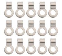 YARNOW 125pcs Iron Bead Chain Buckles Price Tag Buckles with Easy to Connect Silver Sturdy Chain Connection Tools for Retail Store Fixtures