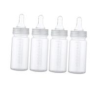 YARNOW 12pcs Bottles Newborn Disposable Milk Bottles Months Plastic Nursing Scale Milk Feeding for Premature Boy Girl Easy to Carry