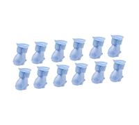 YARNOW 12pcs Dog Boots Rain Shoes for Outdoor Use Tep Material Breathable and Lightweight Design for Rainy and Snowy Days