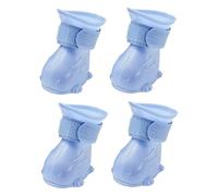YARNOW 12pcs Dog Rain Shoes Tep Material Slip Design for Outdoor Activities and Rainy Days Paws Dry