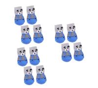 YARNOW 12pcs Dog Socks Paw Protection Pet Ankle Socks for Dogs to Stop Licking Random Color