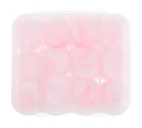 YARNOW 12pcs Ear Plugs Moldable Pink Wax Cotton Women Sleeping Earplugs with Case - Noise Reduction Soft Comfortable for Side Sleepers Travel Sound Blocking