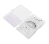 YARNOW 12pcs False Eyelash Trial Cards Lash Holder Display Board Plastic Compact Eyelash Exhibit Tool Reduces Waste for Appointments and Workroom Use