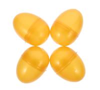 YARNOW 12PCS Fillable Plastic Lottery Eggs for Boys and Girls Golden Egg Capsules Creative Design for Party Favors Easter Games and Wrapping