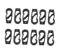 YARNOW 12pcs Kayak Tie Down Clips Durable Plastic Snap Buckles for Canoe Kayak Accessories Outdoor Water Multipurpose Sturdy Construction