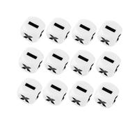 YARNOW 12pcs Math Teaching Dice Educational Arithmetic Learning Props for Fall-resistant Material Classroom and Home Use
