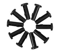 YARNOW 12pcs Plastic Trash Can Lid Pins Replacement for Wheeled Garbage Bin Bin Lid Hinge Clips for Outdoor Trash Can Lock Secure Dustbin Latch Accessories for Property Maintenance